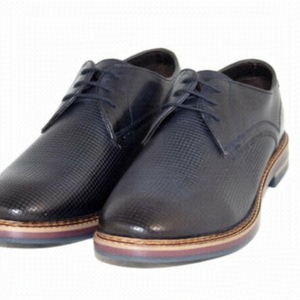 BASE London Men's Blue "Blake" Dress Shoe BNWOT Missized Sz 45/46 Textured